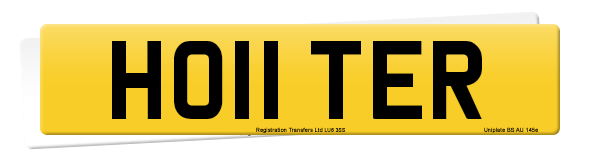 Registration number HO11 TER